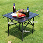 Portable Folding Table Tea Picnic Camping Barbecue Square Table 55cm dealonline.co.nz
