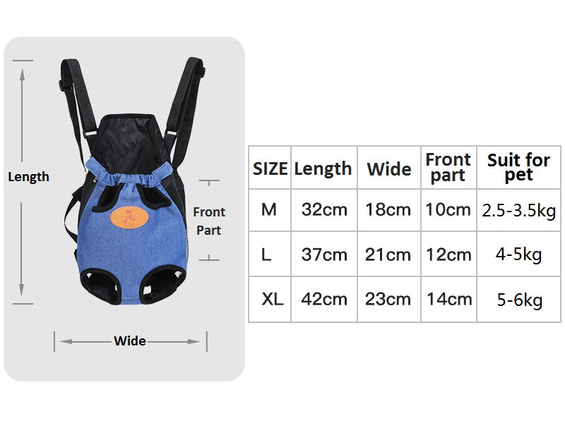 Pet/Puppy Travel Carry Bag, Blue, Medium dealonline.co.nz