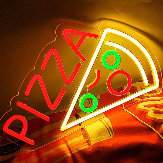 Neon Sign LED Tube Handmade Visual Bar Pub Club Wall Decor Light Pizza dealonline.co.nz