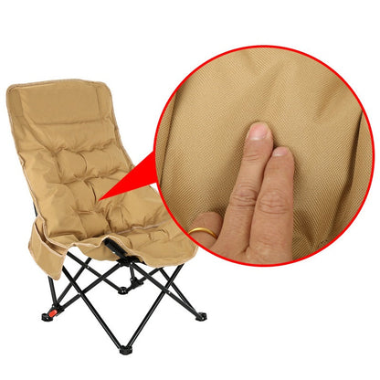 ECOTREK High-Back Padded Camping Chair – 3 Position Reclining Moon Chair ECOTREK