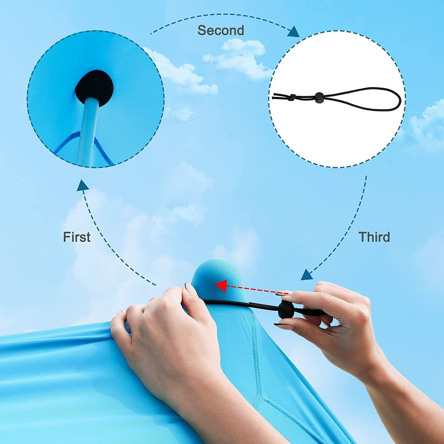 Portable Beach Canopy –Sun Shade Awning ECOTREK