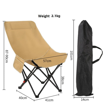 ECOTREK Three-Position Portable Folding Outdoor Chair ECOTREK