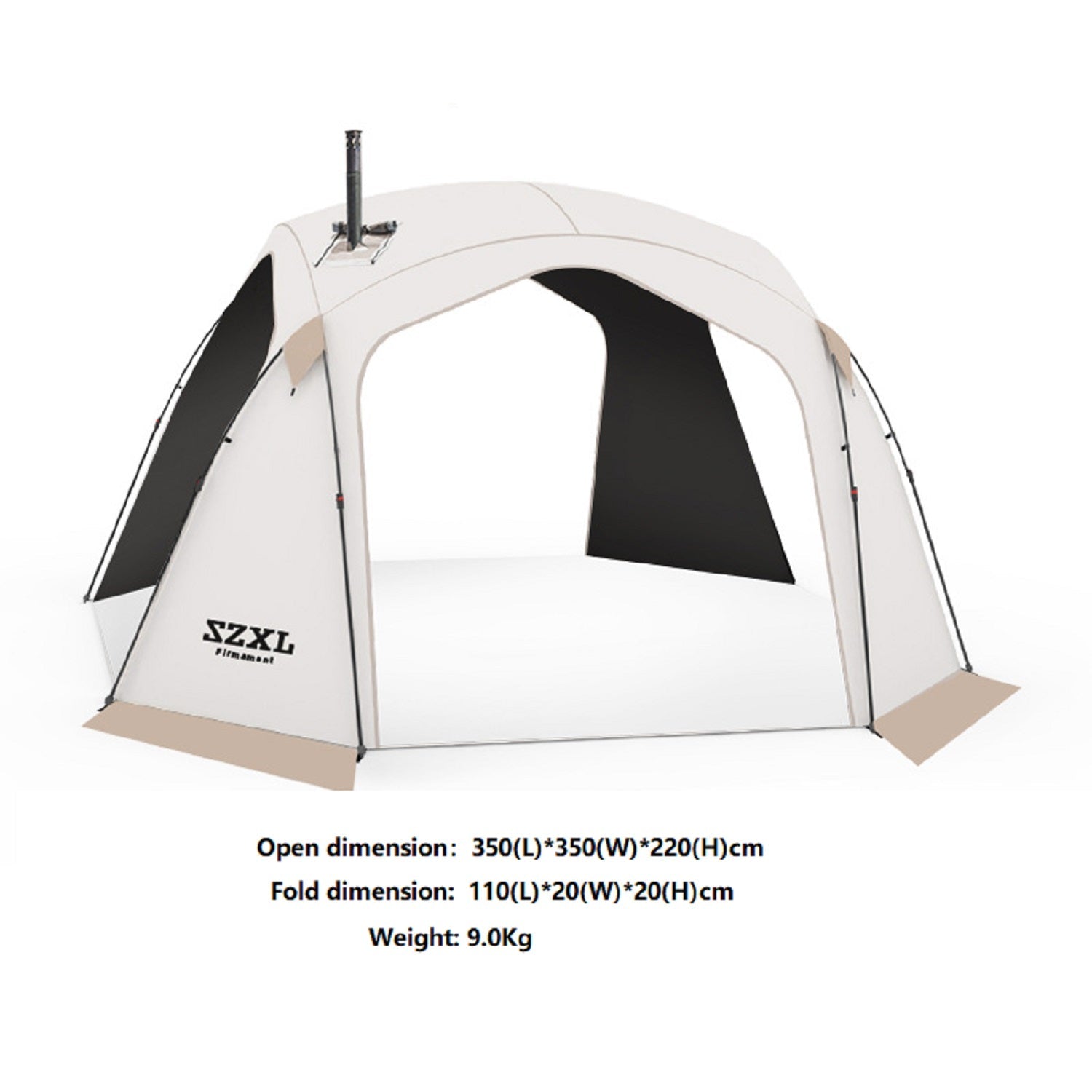 Quick Setup Automatic Dome Canopy with UV Protection (PU3000+) ECOTREK