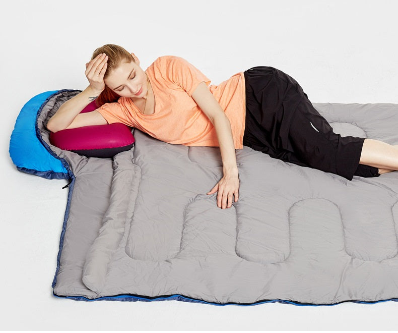 4-Season Adults Envelope Camping Sleeping Bag – Compact & Lightweight 61327 ECOTREK