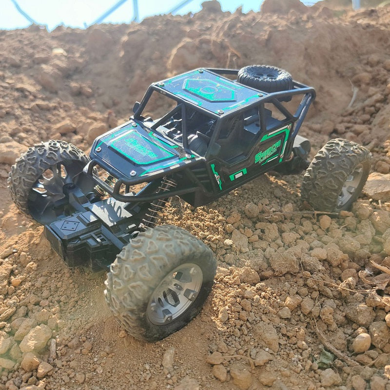 Climbing Car Rechargable Off-Road Climber R/C Car - Green dealonline.co.nz