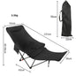 Adjustable Folding Chair with Footrest – 3 Recline Positions ECOTREK