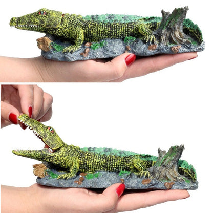 Fish Tank Decoration / Aquarium Ornament, Crocodile dealonline.co.nz