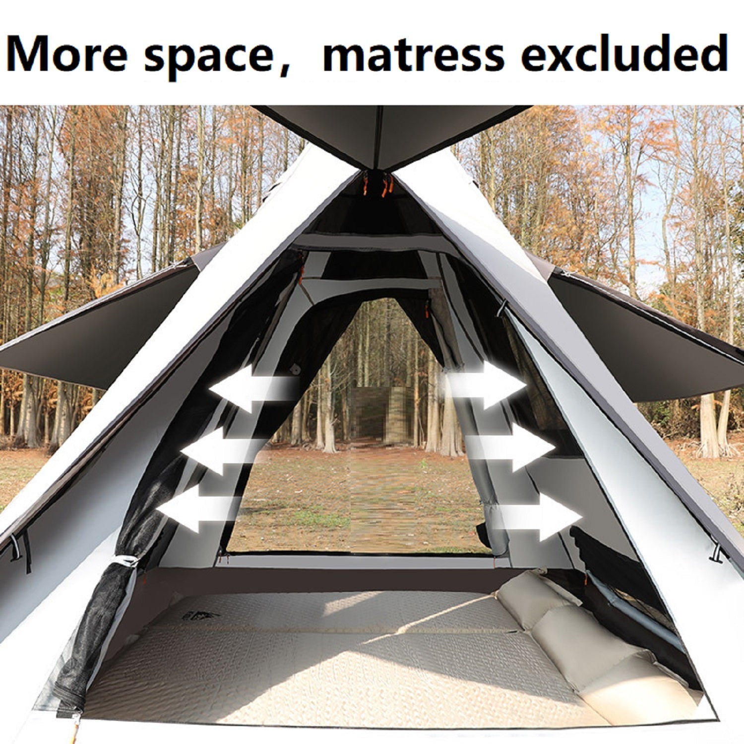 Automatic Pyramid Double-Layer Outdoor Camping Tent ECOTREK