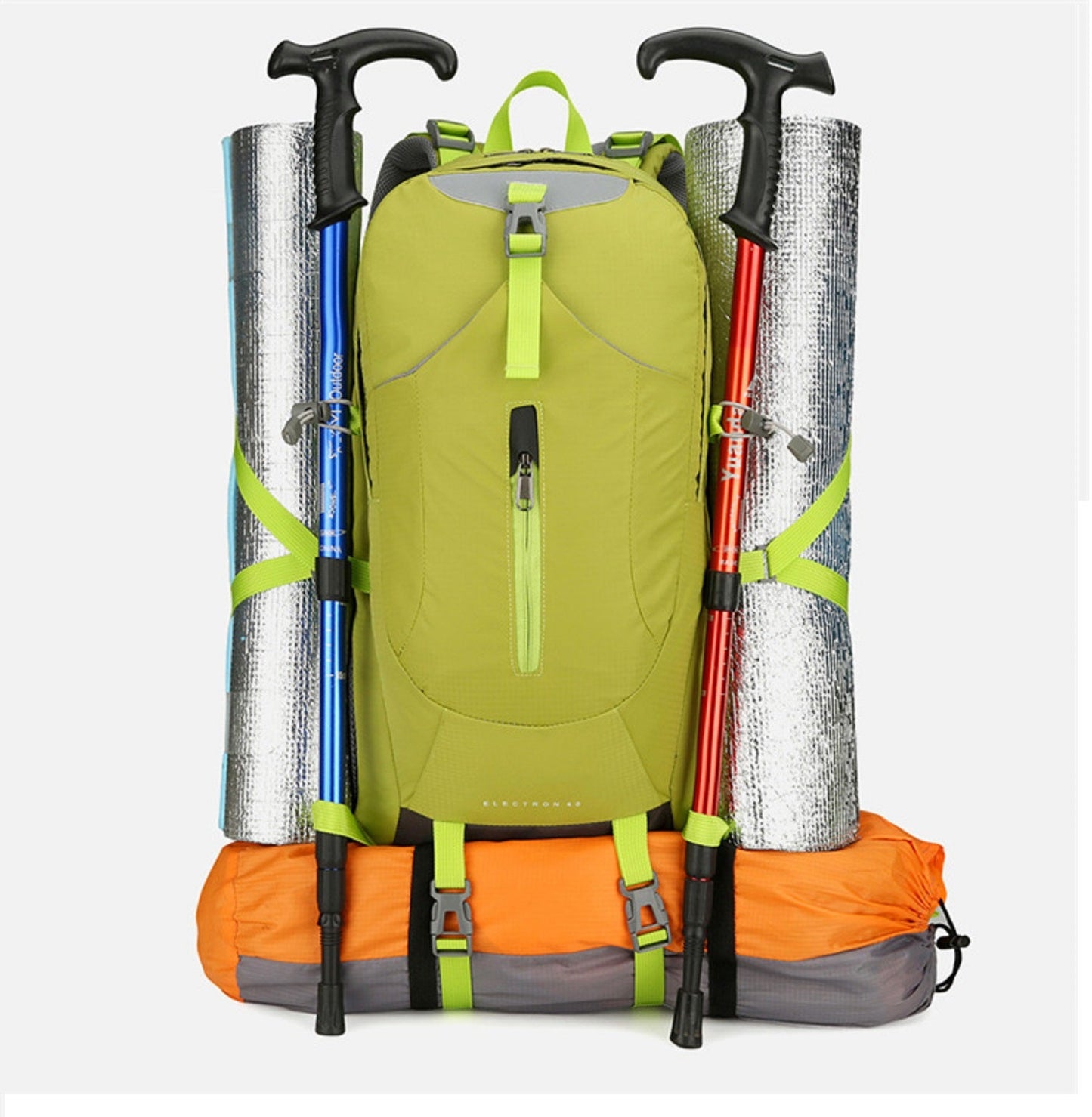 ECOTREK 40L Hiking Backpack – Waterproof Camping, Travel & School Camp Backpack RB3011