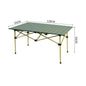 120 cm Portable Folding Camping Table – Roll-Up Outdoor Cooking & Picnic Table ECOTREK