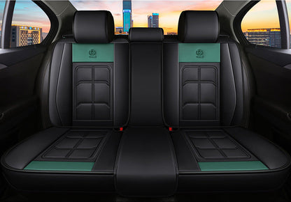 Car Seat Cover Faux Leather Cushion 5 Seater Full Set Front Rear Premium Quality dealonline.co.nz