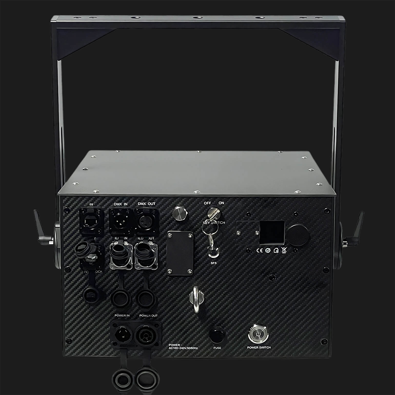 O46 46W IP65 Outdoor Laser Projector | RGB DMX/ILDA-1