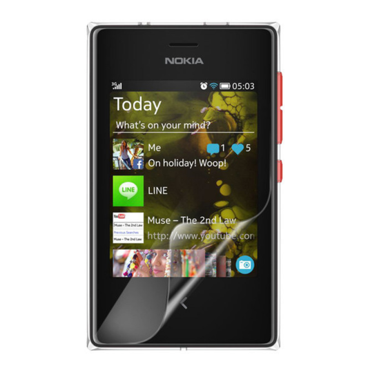 Hydrogel Screen Protector for Nokia Asha 503 9eight5