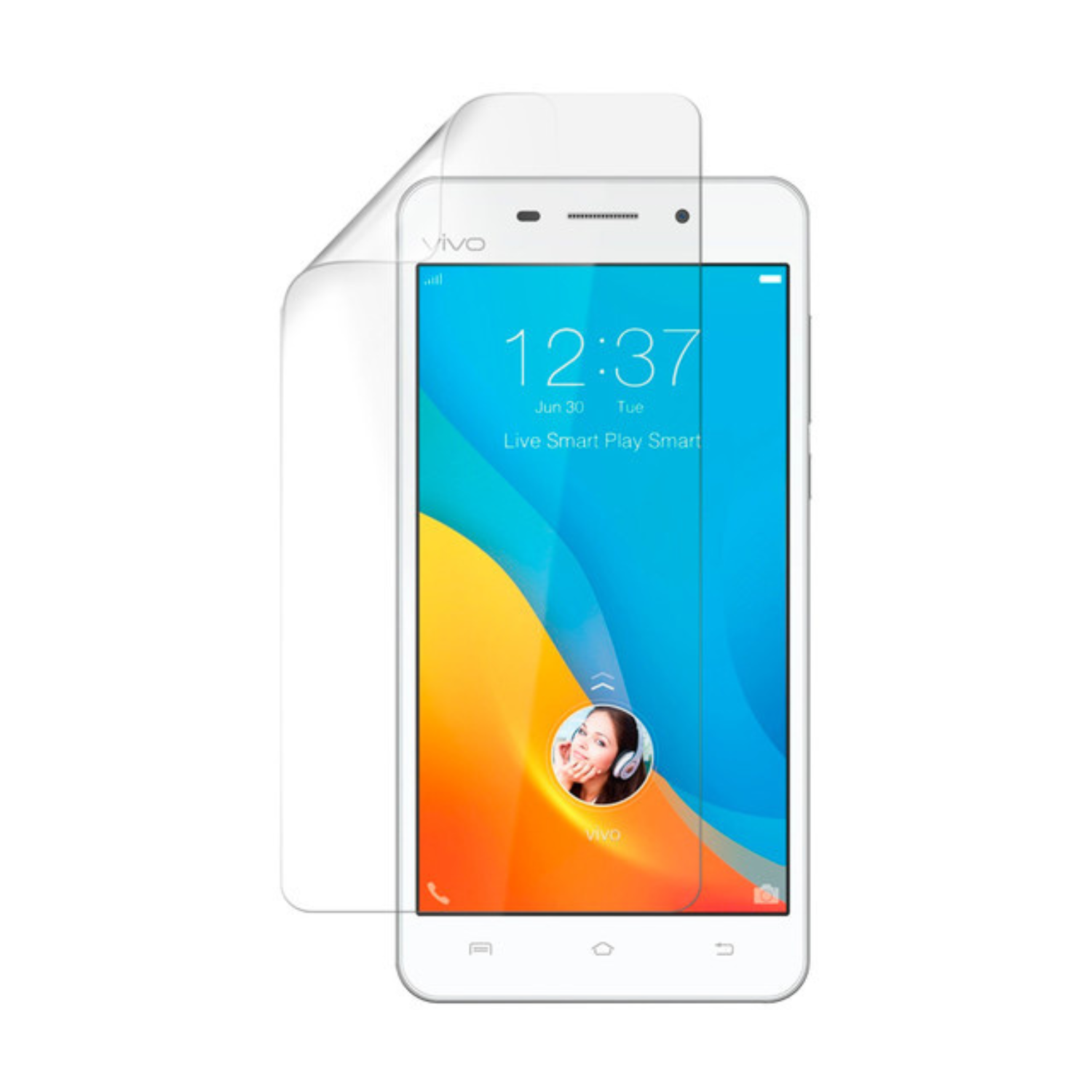 Hydrogel Screen Protector for Vivo Y37 (Pack of 2) 9eight5