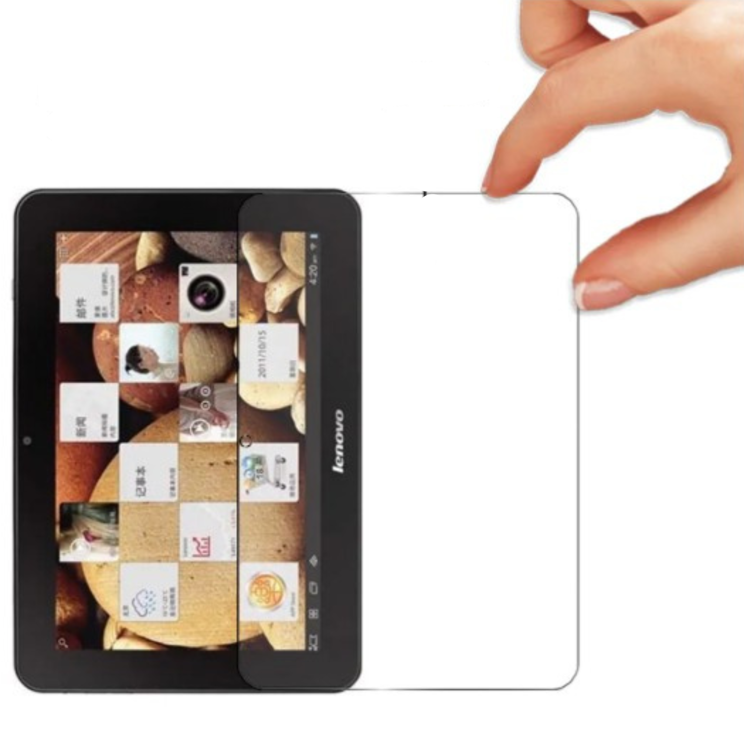 Hydrogel Screen Protector for Lenovo LePad S2007 (Pack of 2) 9eight5
