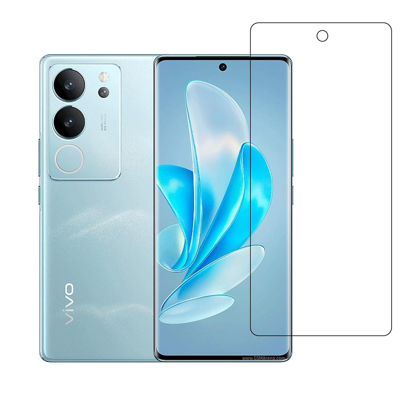 Hydrogel Screen Protector for Vivo S17 Pro (Pack of 2) 9eight5