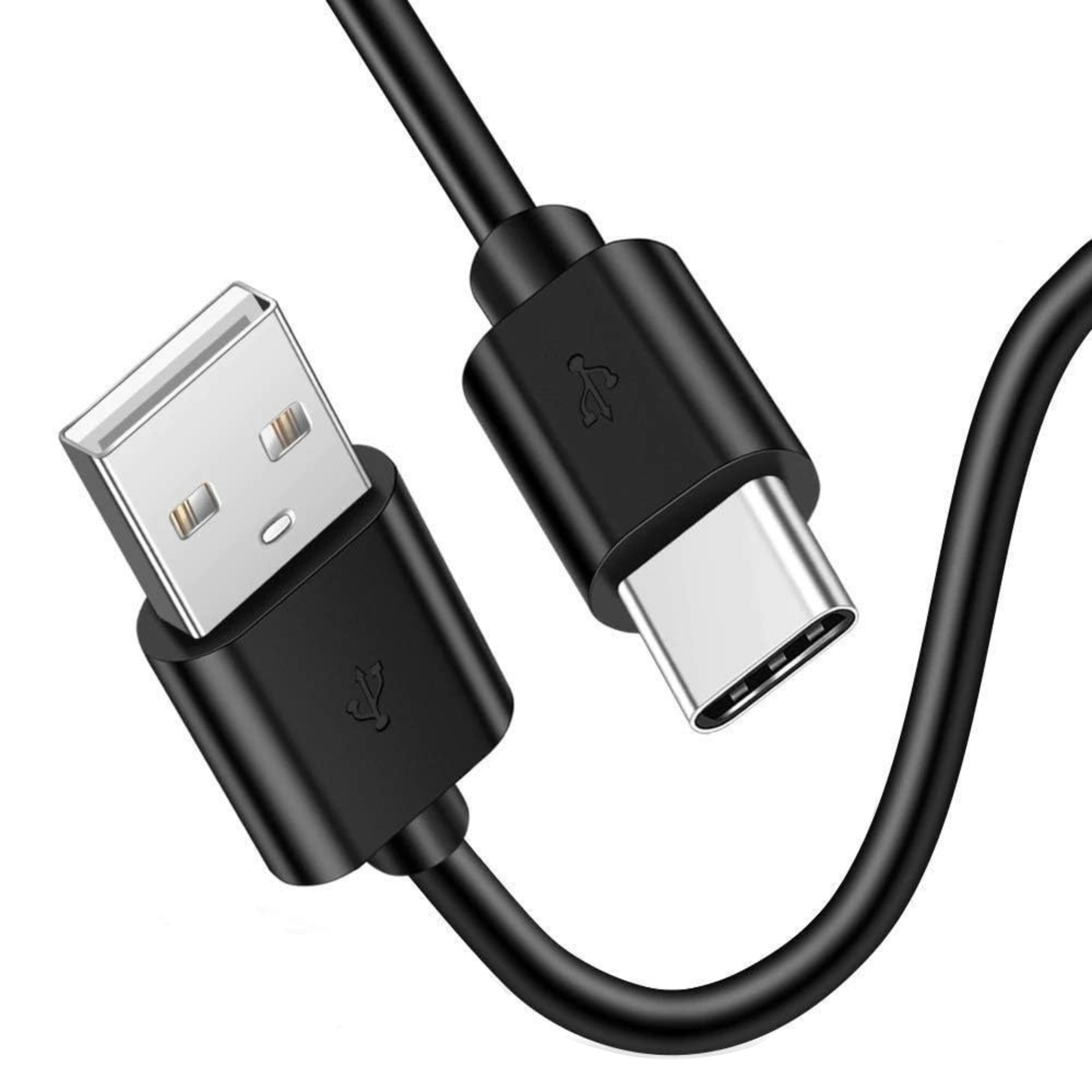 USB-A to USB-C Charger Cable for Huawei Phones (Black) 1m 9eight5
