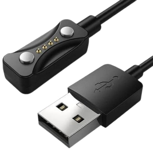 USB-A Magnetic Smartwatch Charger Cable for Polar – (Pacer / Pacer Pro / Vantage V3 / Ignite 3) (Black) 1m That Watch Shop