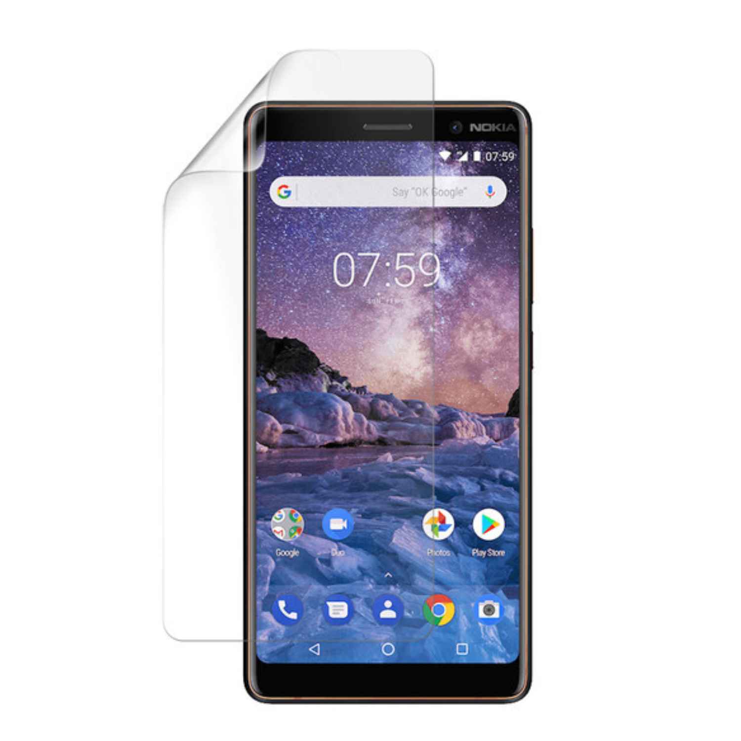 Hydrogel Screen Protector for Nokia 7 Plus (Pack of 2) 9eight5