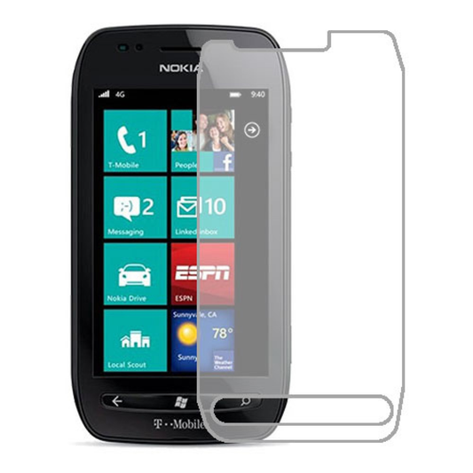 Hydrogel Screen Protector for Nokia Lumia 710 (Pack of 2) 9eight5