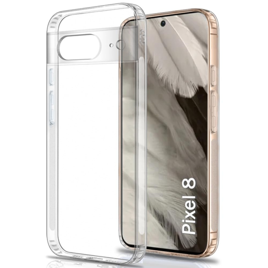 Silicone Case for Google Pixel 8 (clear) 9eight5