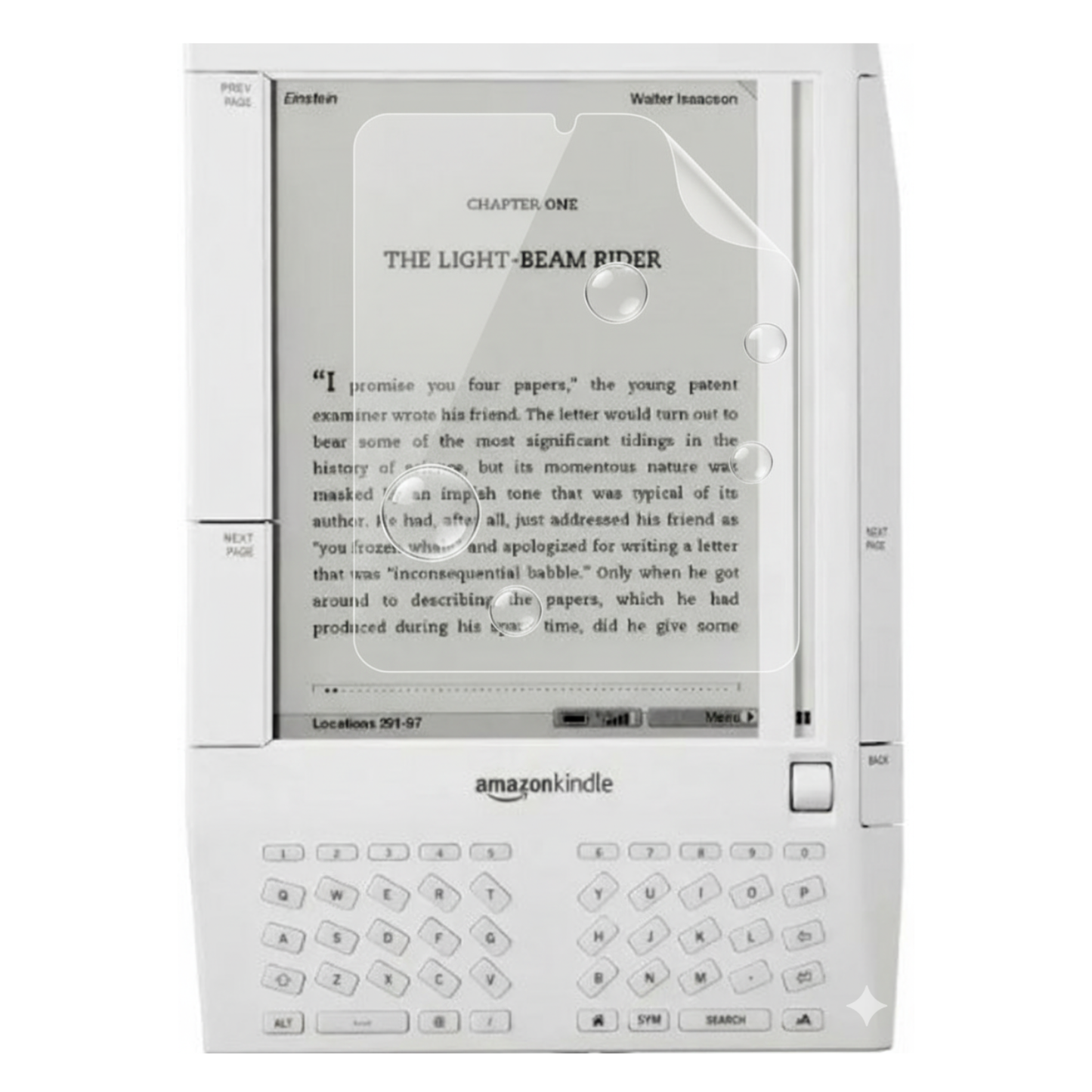 Hydrogel Screen Protector for Kindle (1st Generation) 9eight5