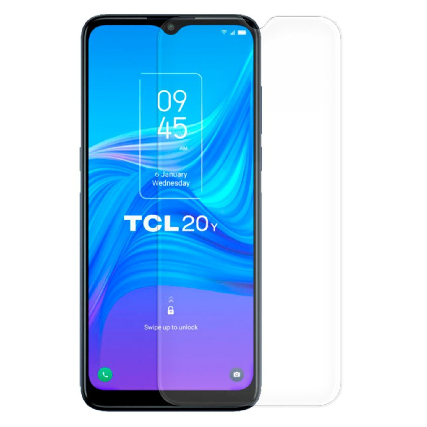 Hydrogel Screen Protector for TCL 20Y (Pack of 2) 9eight5