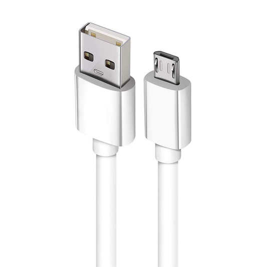 USB-A to micro-USB Charger & Data Transfer Cable (White) 1m 9eight5
