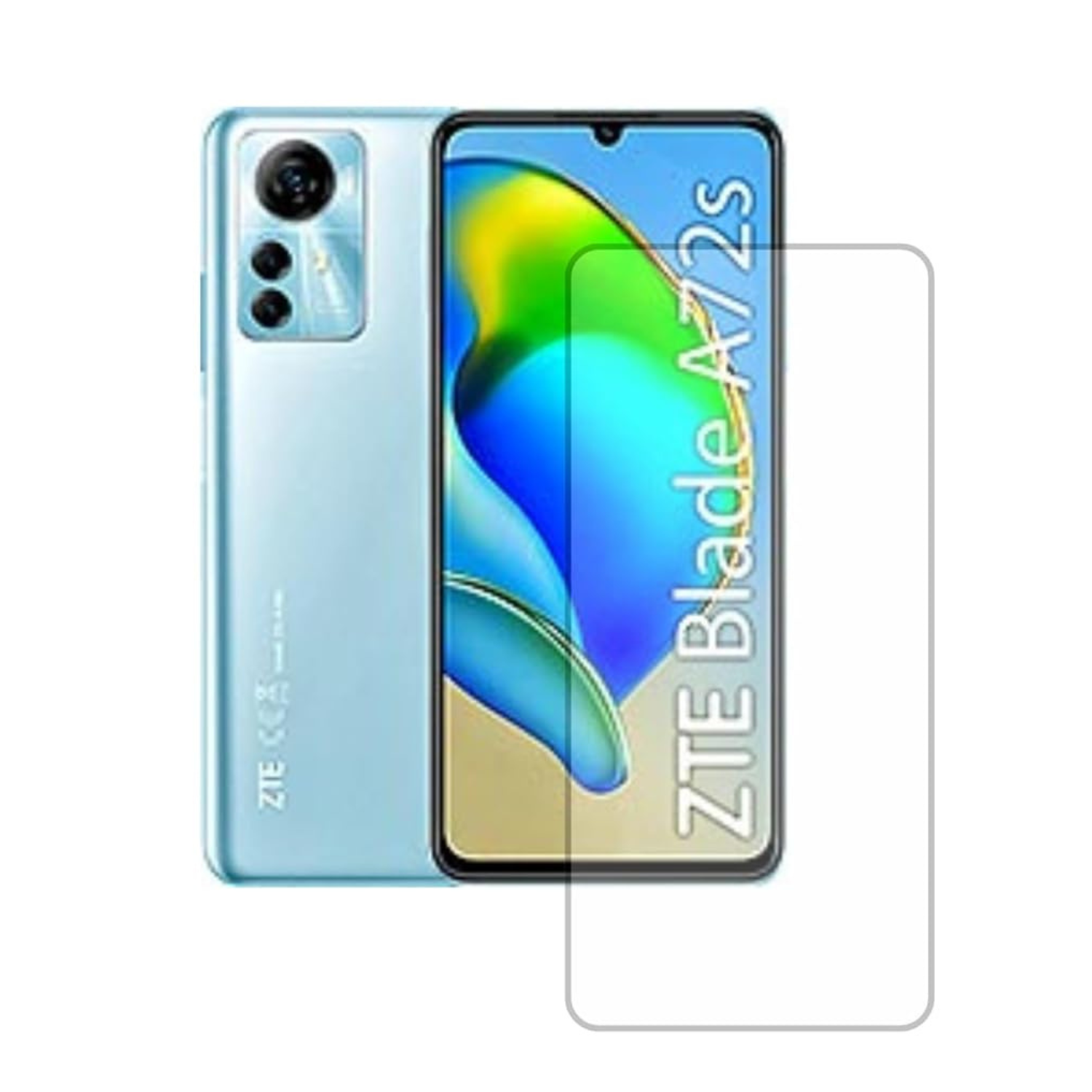 Hydrogel Screen Protector for ZTE Blade A72S (Pack of 2) 9eight5