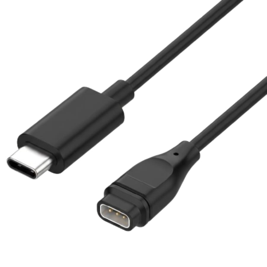 USB‑C Charging Adapter for COROS Pace 4 / Apex 4 / Nomad (Black) 1m That Watch Shop