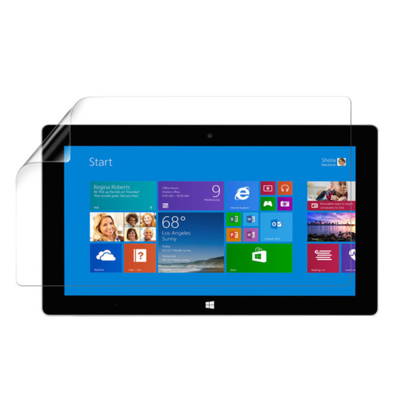 Hydrogel Screen Protector for Microsoft Surface Pro 2 (Pack of 2) 9eight5
