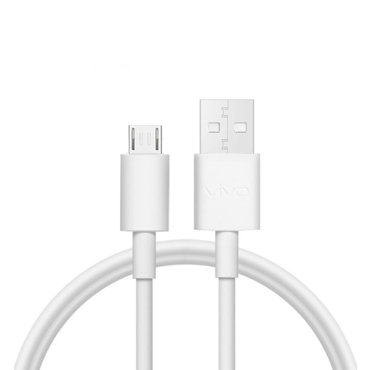 USB-A to micro-USB Charger Cable for Vivo Phones (White) 1m 9eight5