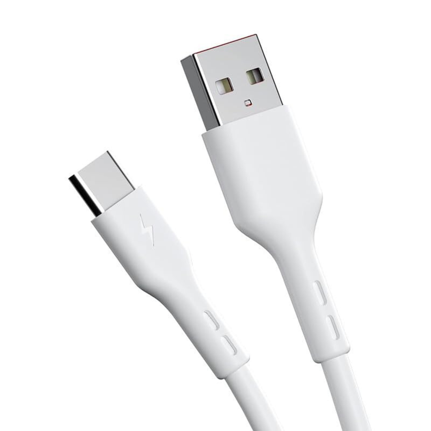 USB-A to USB-C Charger Cable for TCL Phones (White) 1m 9eight5