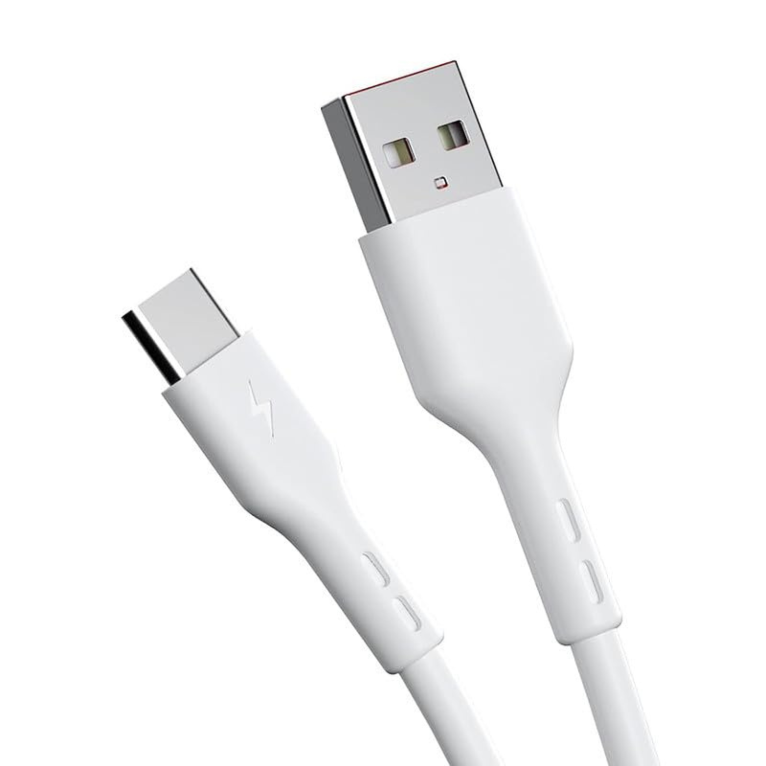 USB-A to USB-C Charger Cable for TCL Phones (White) 1m 9eight5