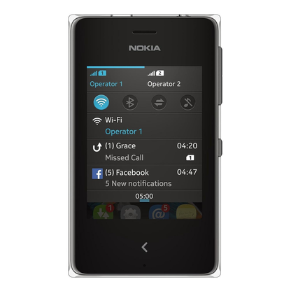Hydrogel Screen Protector for Nokia Asha 500 9eight5