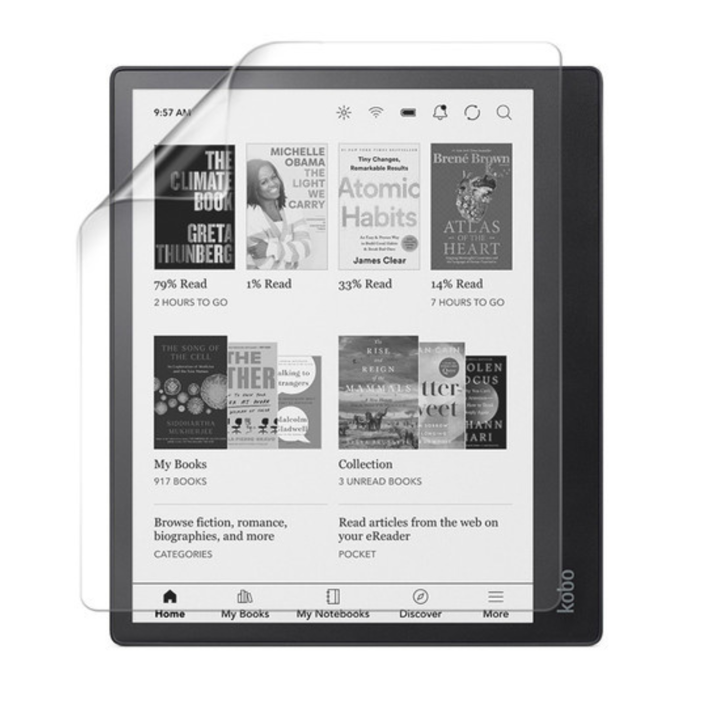 Hydrogel Screen Protector for Kobo Elipsa 2E (Copy) 9eight5