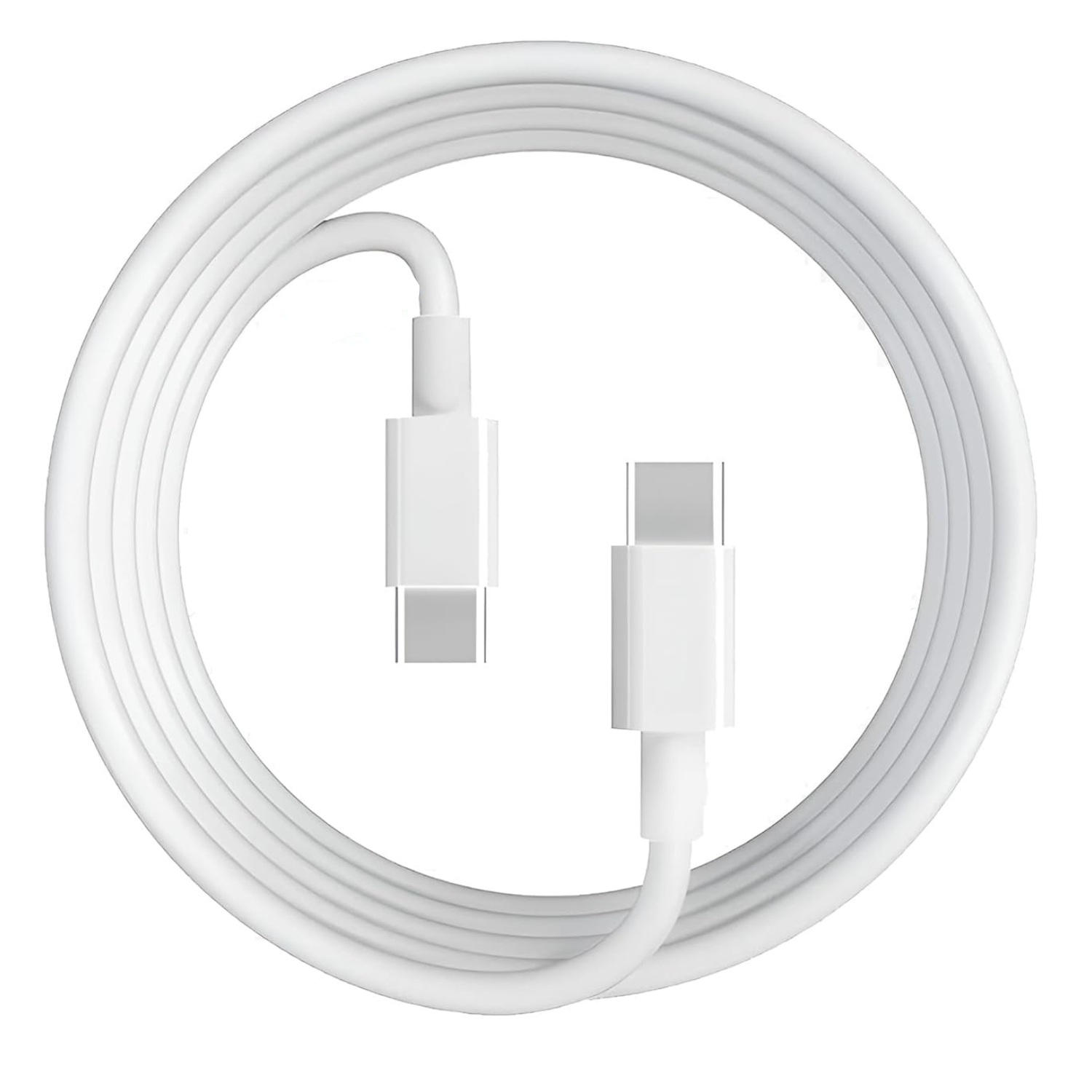 USB-C to USB-C Charger Cable for Vivo Phones (White) 1m 9eight5