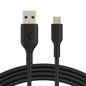 USB-A to micro-USB Charger Cable for Vivo Phones (Black) 1m 9eight5