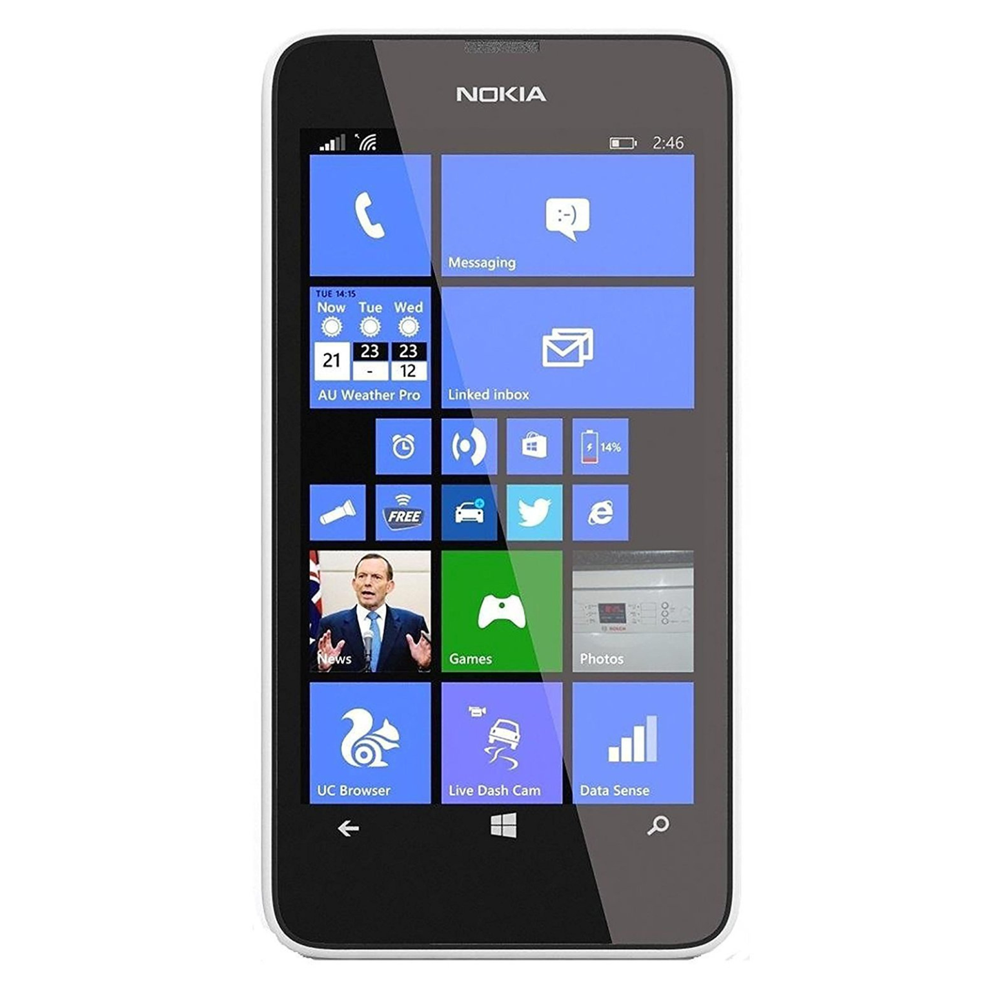 Hydrogel Screen Protector for Nokia Lumia 638 (Pack of 2) 9eight5