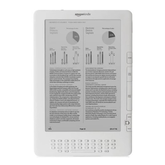 Hydrogel Screen Protector for Kindle DX (Pack of 2) 9eight5