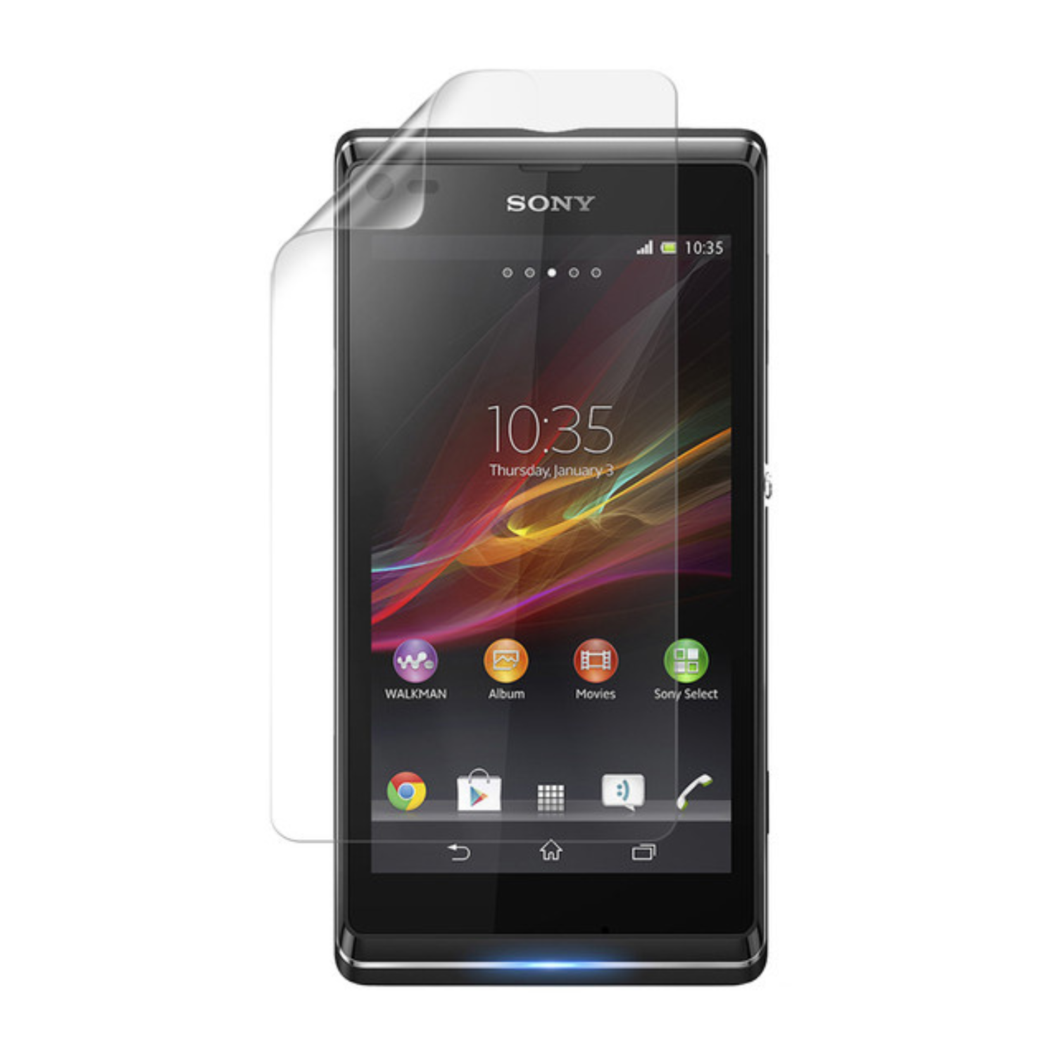 Hydrogel Screen Protector for Sony Xperia L (Pack of 2) 9eight5