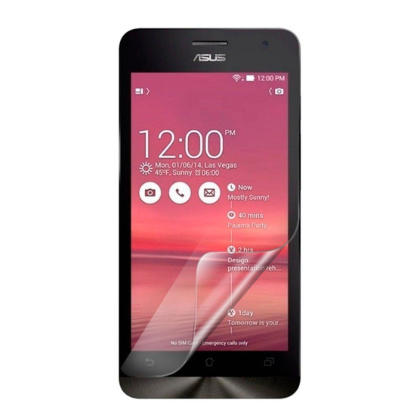 Hydrogel Screen Protector for Asus Zenfone 5 A500KL (Pack of 2) 9eight5