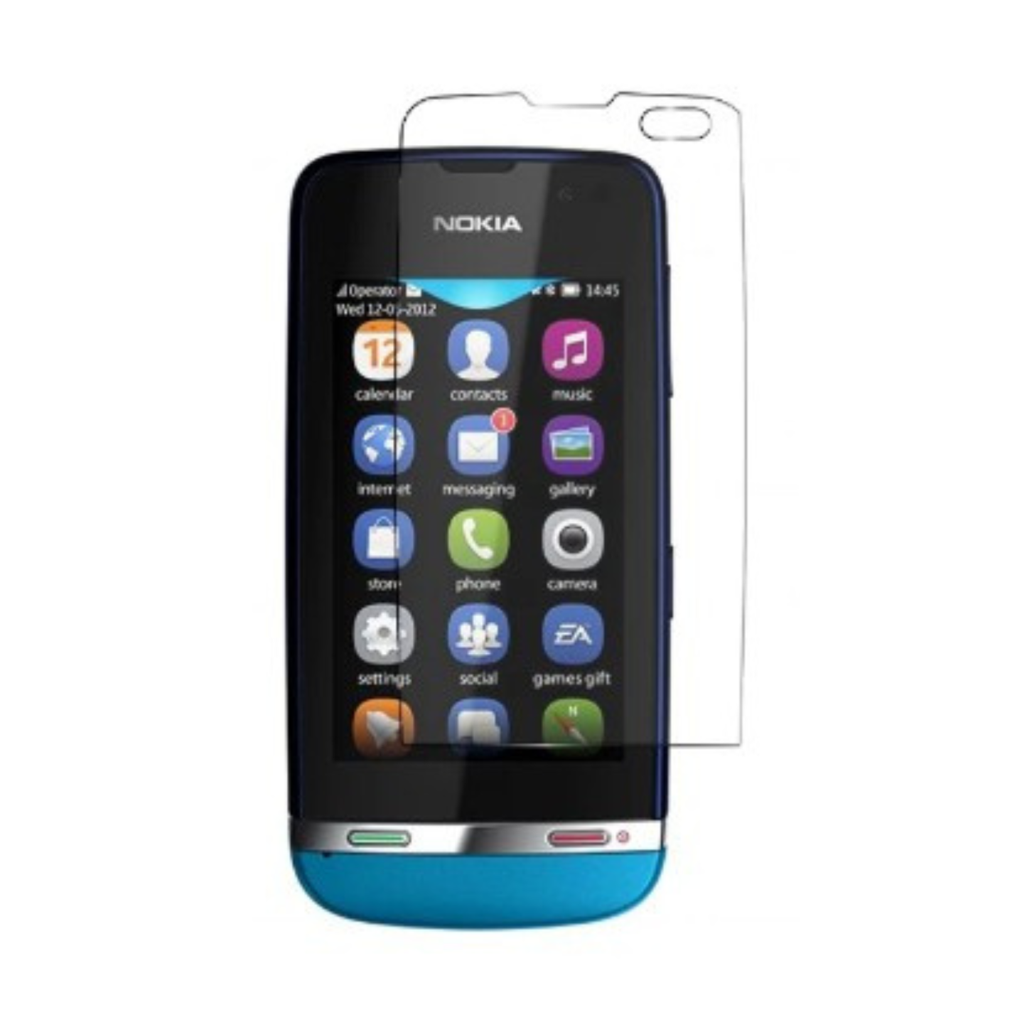 Hydrogel Screen Protector for Nokia Asha 311 (Pack of 2) 9eight5
