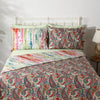 PERCALE REVERSIBLE QUILT SET - PAISLEY ROMANCE