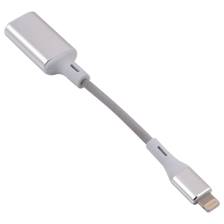 8 Pin Male to USB Female OTG Camera Adapter, Compatible with IOS 13 or Above