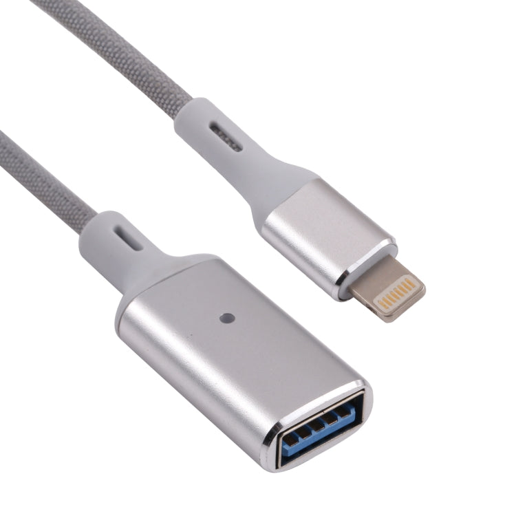 8 Pin Male to USB Female OTG Camera Adapter, Compatible with IOS 13 or Above