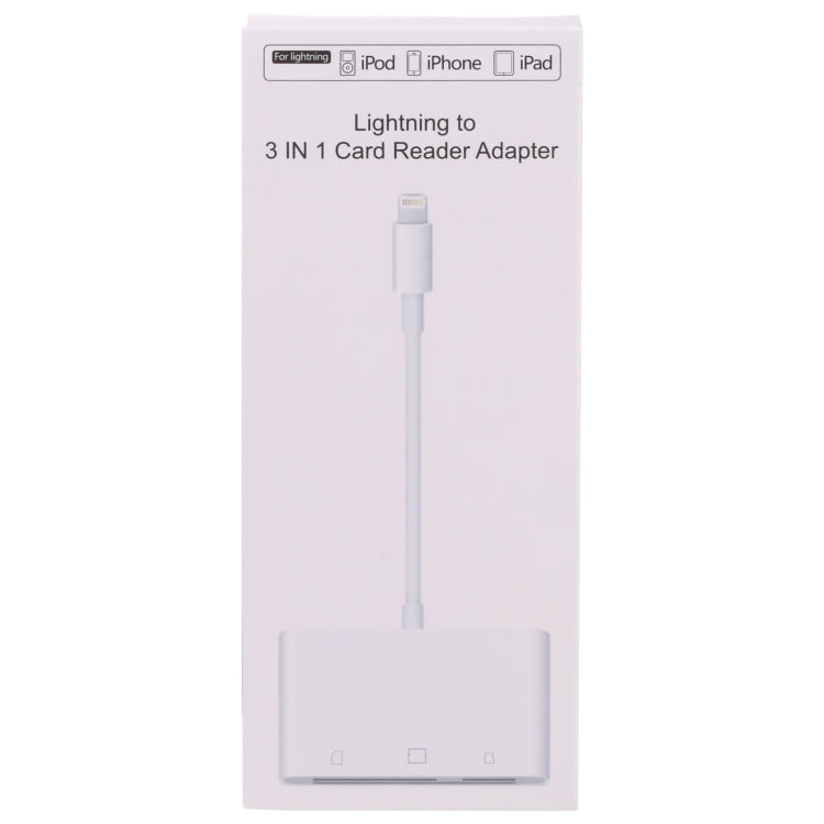 NK-1011 3 in 1 CF Card / TF Card / SD Card Reader For 8 Pin Devices