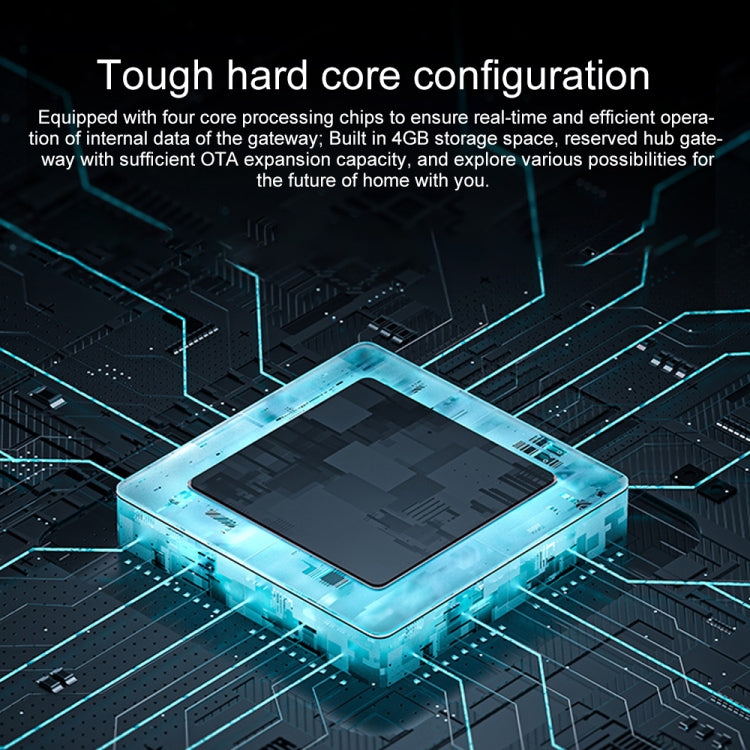 Original Xiaomi Smart Central Hub Gateway Quad-core Built-in Bluetooth Signal Amplifier, AU Plug