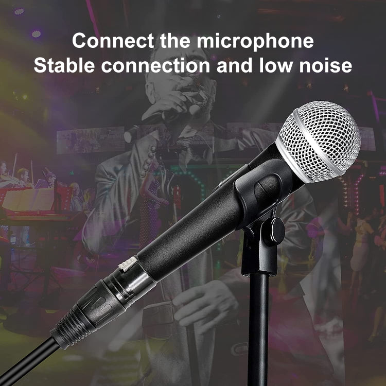 30cm Metal Head 3 Pin XLR CANNON Female to 2 RCA Male Audio Connector Adapter Cable for Microphone / Audio Equipment