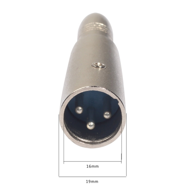 10 PCS LZ1164-1 6.35mm XRL Female to Male Audio Adapter